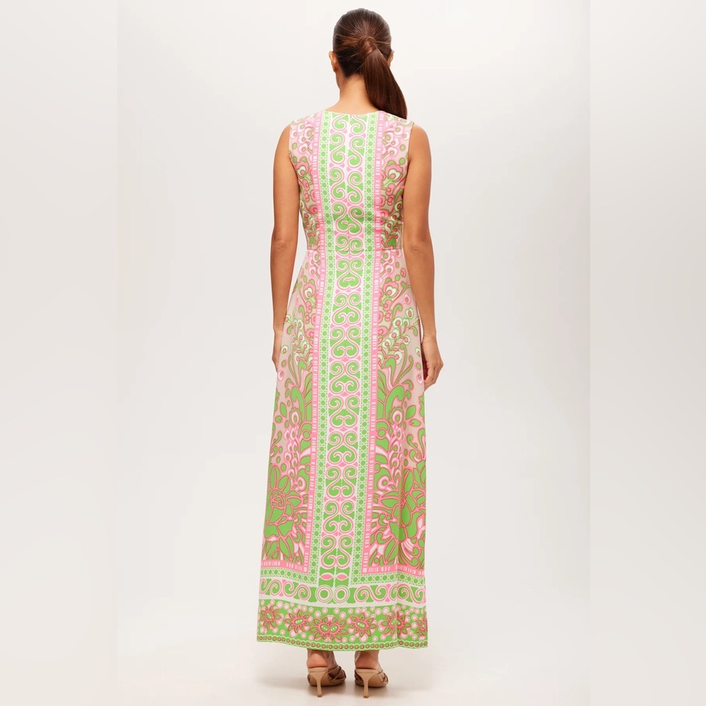 NWT TRINA TURK Novak Sleeveless Midi Dress - Petra Floral - Picture 4 of 10